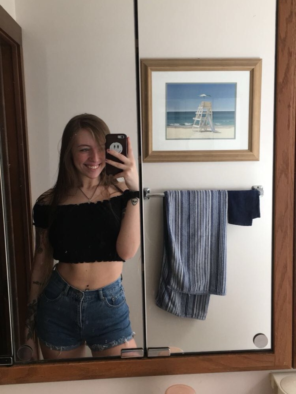 Forever 21 Black Ruffle Trim Top - Picture 3 of 3